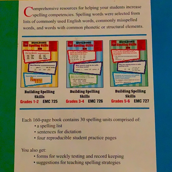 Grades 3 - 4 Building Spelling Skills - Picture 2 of 4